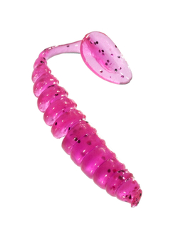 Приманка ZUB-SHAD  90мм(3,5")-5шт, (цвет 610) фиолетовый с блестками