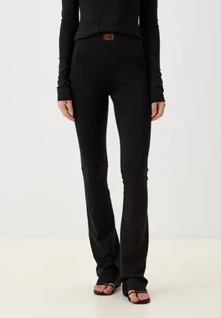 Легинсы расклешенные CAT из бифлекса, цвет чёрный