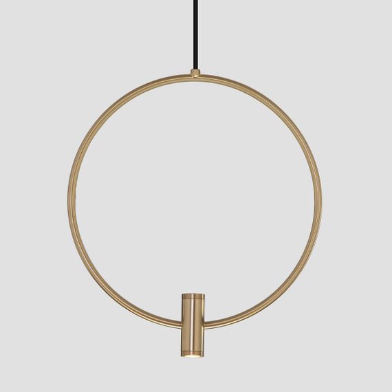 Подвесная светодиодная люстра Eurosvet Layla 50257/3 Led черный/ латунь