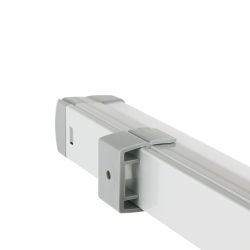 ULO-Q141 AL30-10W-NW SILVER Светильник светодиодный накладной ТМ Volpe. Белый свет. Цвет серебристый.