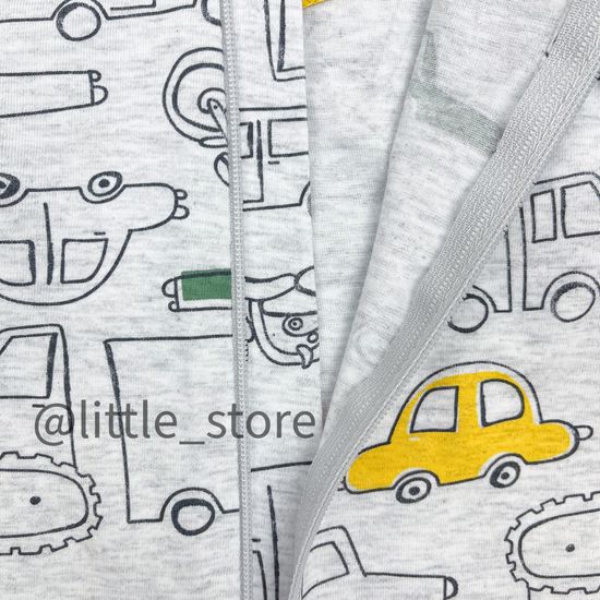 Слип хлопковый "Машинки" на молнии