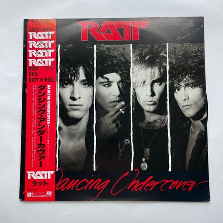 Винтажная виниловая пластинка LP Ratt Dancing Undercover (Япония 1986) (Оби)