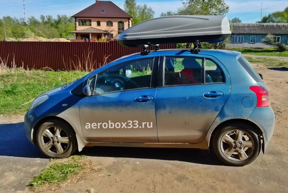 Автобокс "Way-box" 460 литров на крышу Toyota Yaris