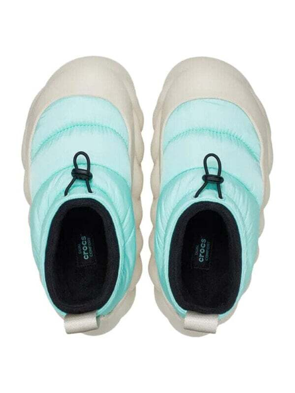 Кроссовки Crocs Overpuff Shorty Aquamarine