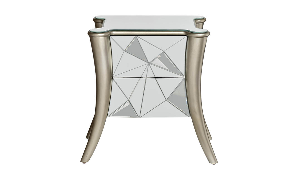 Тумба зеркальная 2 ящика Garda Decor KFC662