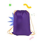 Мешок для обуви 1 отделение Berlingo "Envy", 360*470мм, светоотражающая лента, карман на молнии, оранжевый