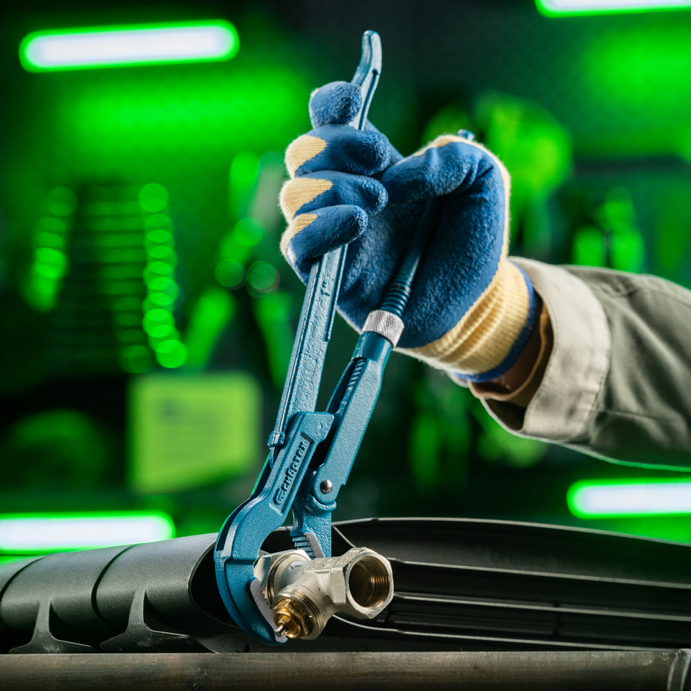 Ключ трубный рычажный №1, 1", литой, тип "B" Сибртех