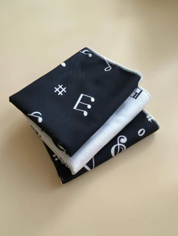 Набор кухонных полотенец "Музыкальные ноты"