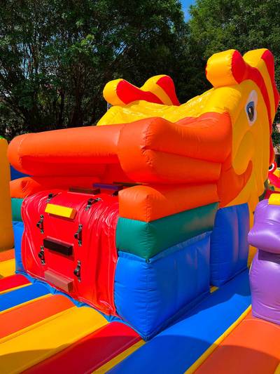 Коммерческий надувной батут «Тропикана макси 2», 15*8*6 м