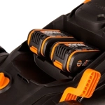 WORX WG779E.1 аккумуляторная газонокосилка (2 x 4 Ач, ЗУ)