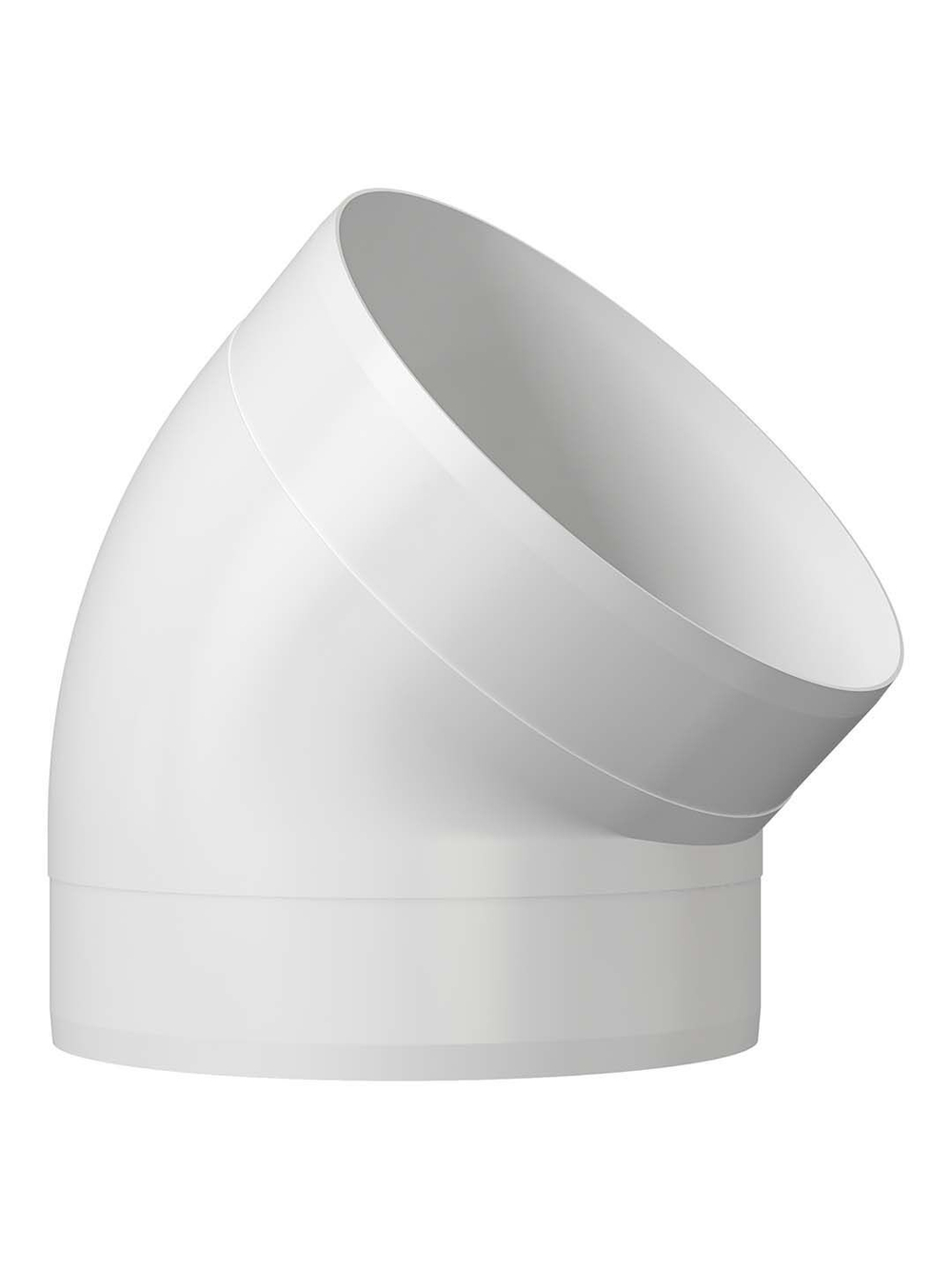 Колено ККП D150 45° пластик ERA