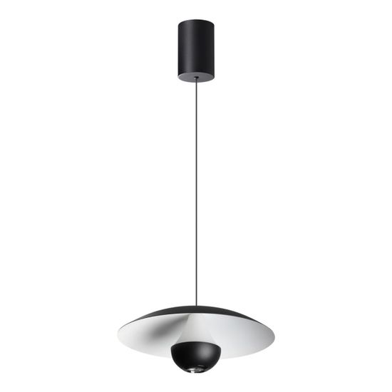 359336 OVER NT24 324 черный Светильник подвесной с механизмом регулировки высоты, провод 2м IP20 LED 4W вниз/3W вверх 760Лм 3000K 170-265V IMAN