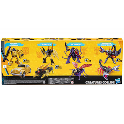 Hasbro Transformers Legacy - Набор фигурок Buzzworthy Bumblebee Creatures Collide F3933
