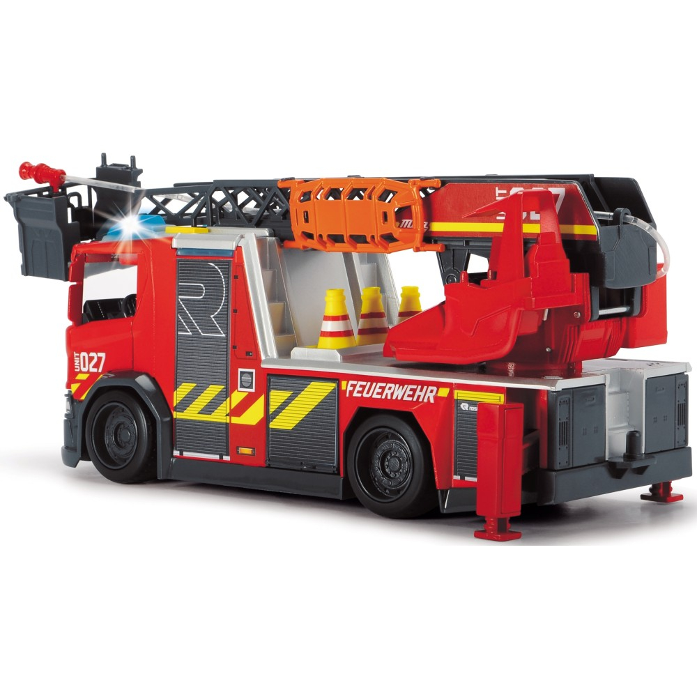 Dickie SOS - Пожарная служба с лестницей Scania Свет Звук 3716017