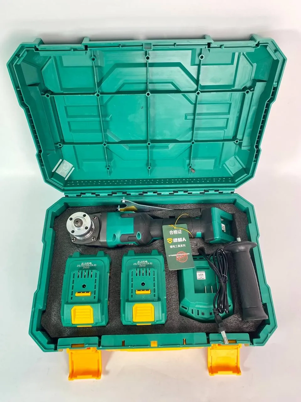 Аккумуляторная ушм Superman 125 диск. 9.0Ah