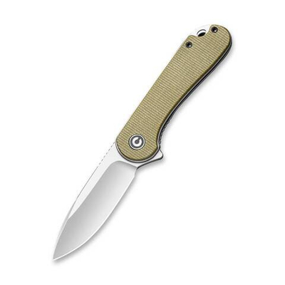 Складной нож CIVIVI Elementum D2 Steel Satin Finished Olive Micarta
