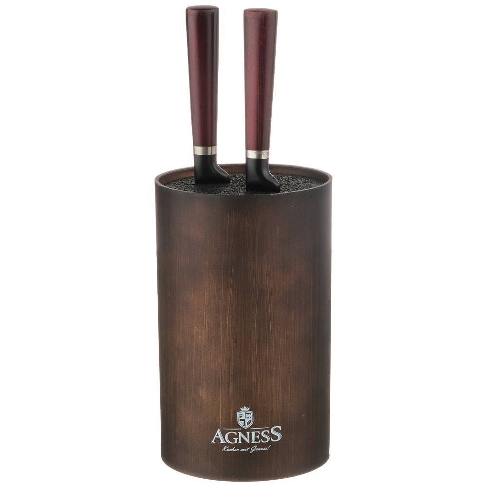 ПОДСТАВКА ДЛЯ НОЖЕЙ AGNESS "BEST" УНИВЕРСАЛЬНАЯ,11*18СМ