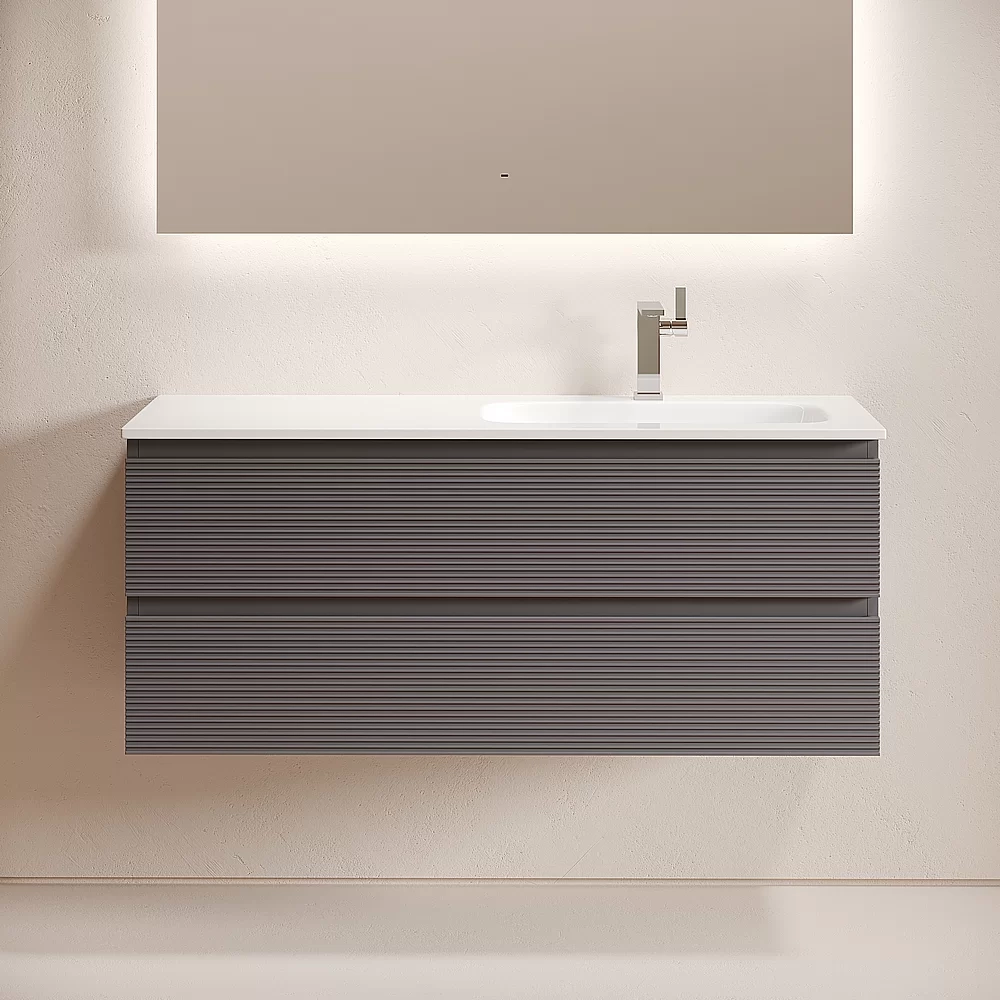Тумба с раковиной Sancos Folk FL120GS 120 Grey soft
