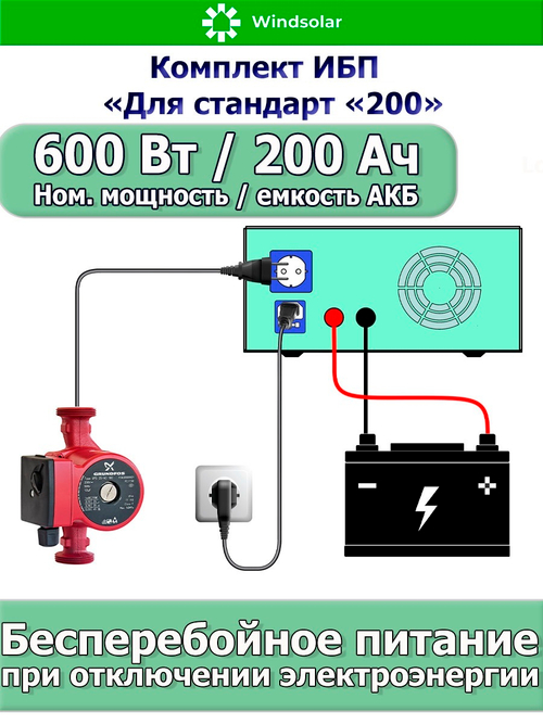 Комплект ИБП "Стандарт "200"