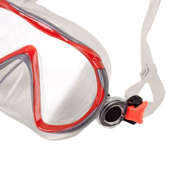 Маска детская Scorpena Tahiti Junior красно-серая