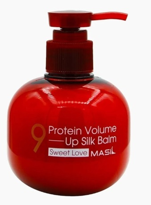 Masil 9 Protein Volume Up Silk Balm (Sweet Love), 180ml - Несмываемый бальзам для объема волос