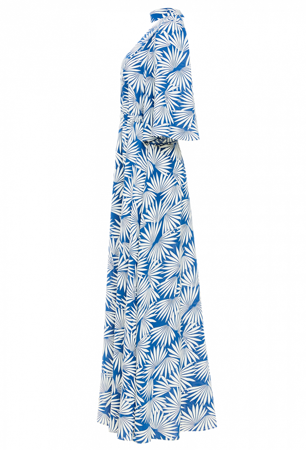 Длинное платье с разрезом и с поясом 29-02-20 SS