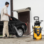 Моечная машина высокого давления R-180D, 2200 Вт, 180 бар, 380 л/ч, с барабаном Denzel