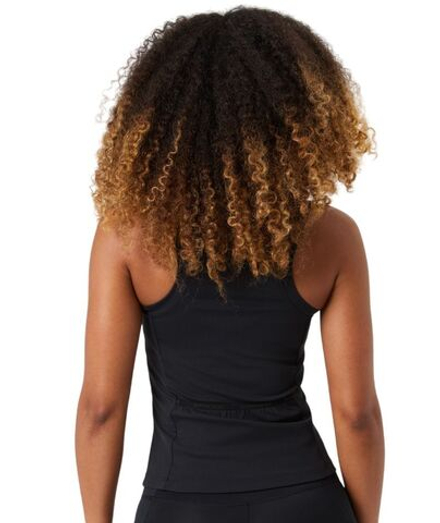 Женский топ теннисный Björn Borg Ace Pocket Ribbed Tank - black beauty