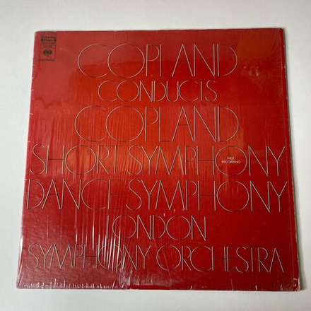 Винтажная виниловая пластинка LP Copland, Conducts Copland, London Symphony Orchestra Short Symphony (USA 1969)