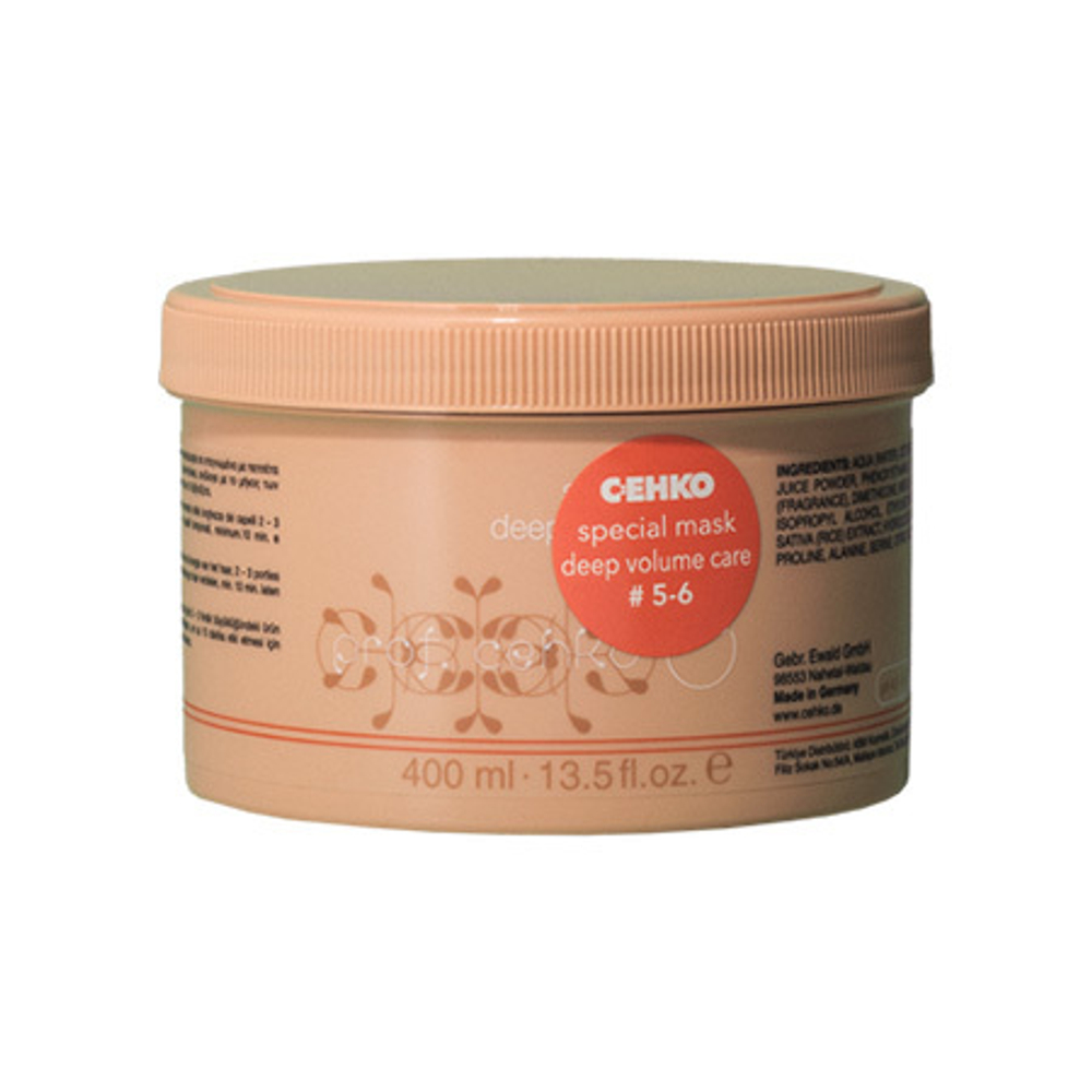 Маска для максимального объема CEHKO Special Mask Deep Volume Care 5-6 prof 400мл