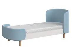 Кровать KIDI Soft для детей от 3 до 7 лет (голубой)