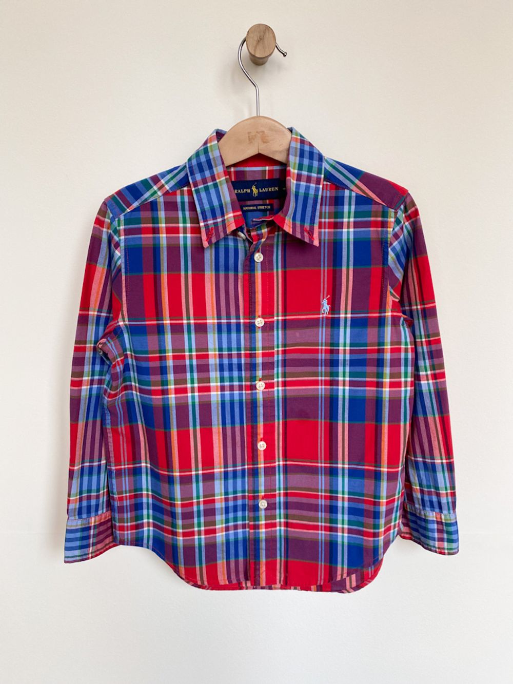 Хлопковая рубашка Ralph Lauren, 110