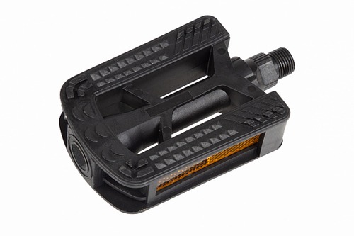 Педали MX-P612, ось 9/16" со светоотражателями, полипропиленовые чёрные