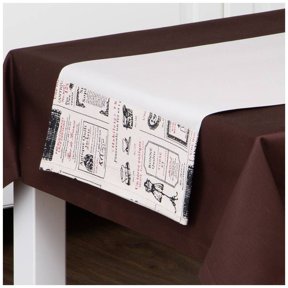 ДОРОЖКА "МИНИ.БОН АППЕТИТ",70Х30СМ,100%ХЛОПОК, БЕЖ