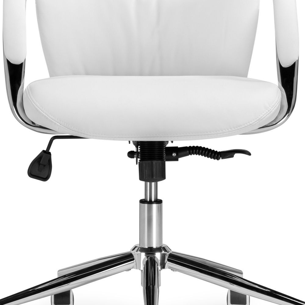 Офисное кресло Woodville Modus white, ножки хром
