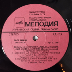 Винтажная виниловая пластинка LP The New Seekers Вокально инструментальный Ансамбль Нью Сикерс В Москве (СССР 1982)