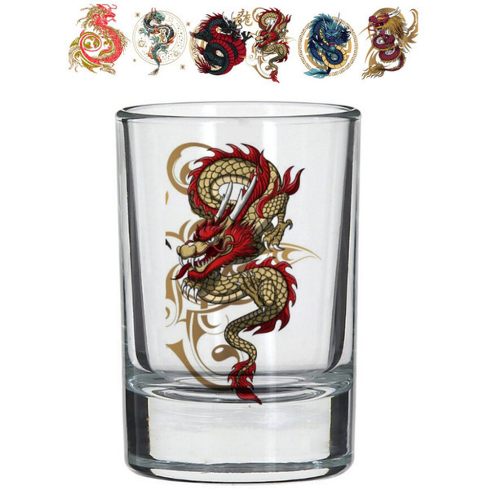 Набор стопок 3шт 50мл «Античный Китай» 6 видов в подарочной упаковке