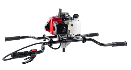 Мотобур P51211 (ЧЕТЫРЕХ-РУЧНЫЙ, 2-х тактный,2,2кВт.об/двиг 63 см.8000об/мин,топ бак1,2 л.)