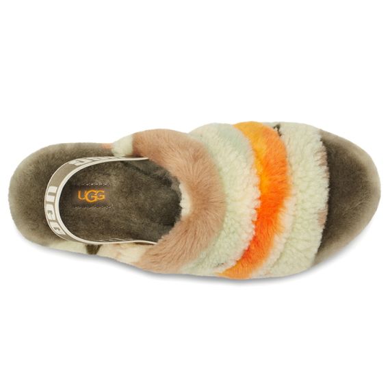 Ugg Fluff Yeah Slide Cali Collage 'Olive'