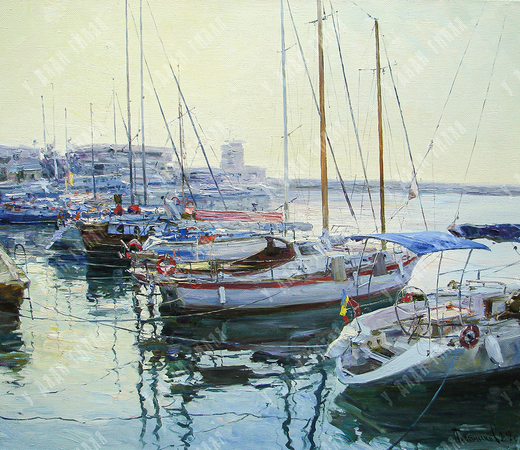Плотников В. В. Ялта.Утро. Холст, масло. 2013 г.