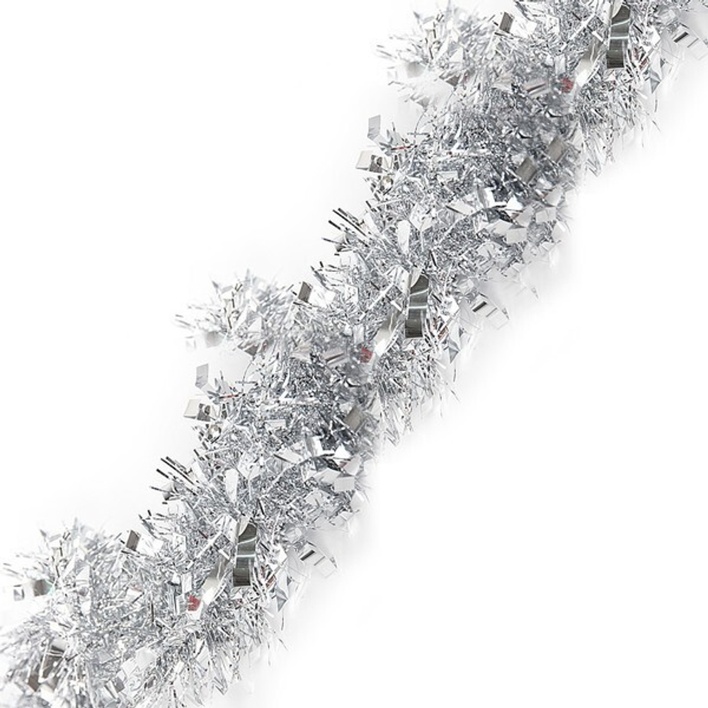 Мишура 2м 9см «Зимушка» серебро