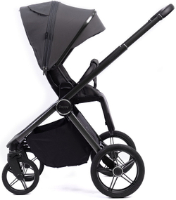 Детская коляска Peppy Monaco 3 в 1 с автокреслом Verona Beige Antrazit (графитовый), рама серая