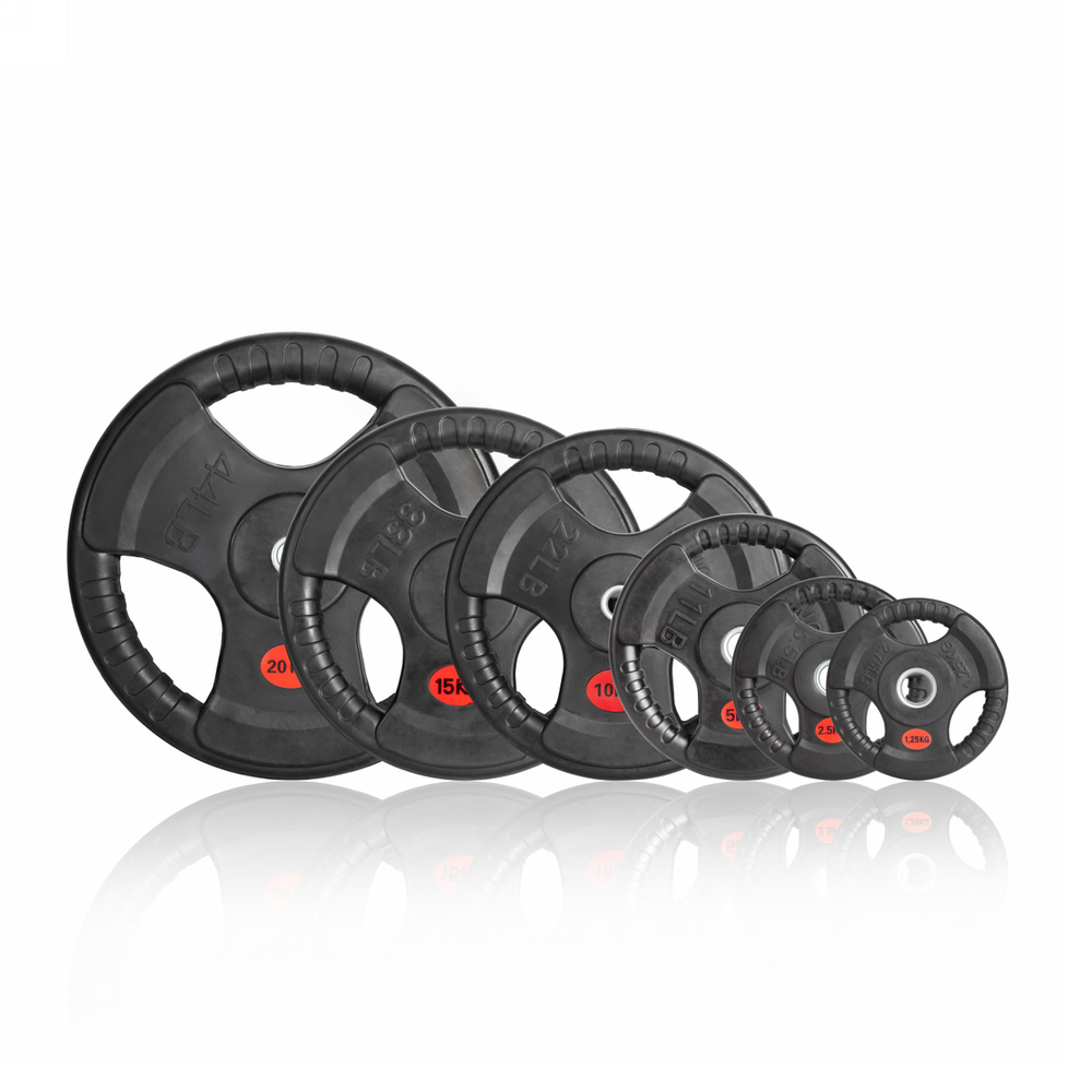 Диск 31 мм. обрезиненный с 3-мя хватами 10 кг, VictoryFit VF-S251000