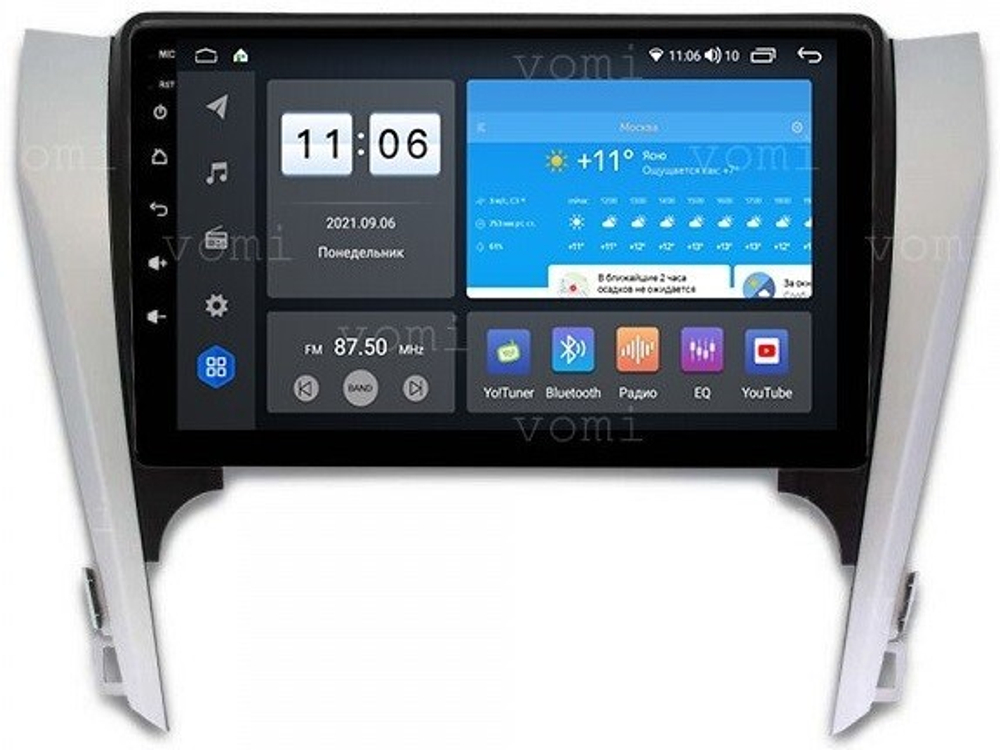 Магнитола для Toyota Camry 50 2011-2014 - Vomi AK533R10-MTK-LTE Android 10, 8-ядер, 4-64Гб, SIM-слот