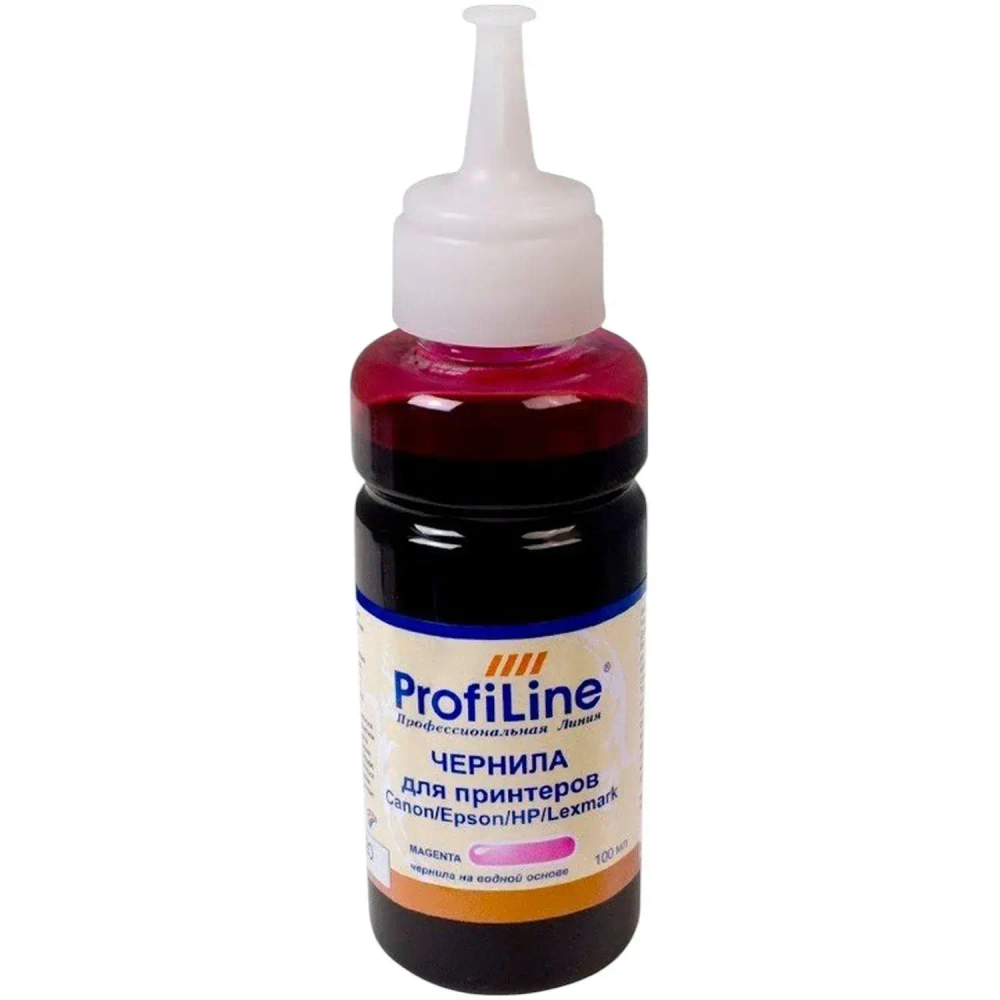 Чернила Premium для Canon/Epson/HP/Lexmark пурп. 100 мл вод. ProfiLine