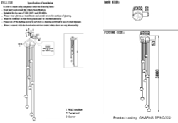 Светильник подвесной Crystal Lux GASPAR SP9 D300 WHITE