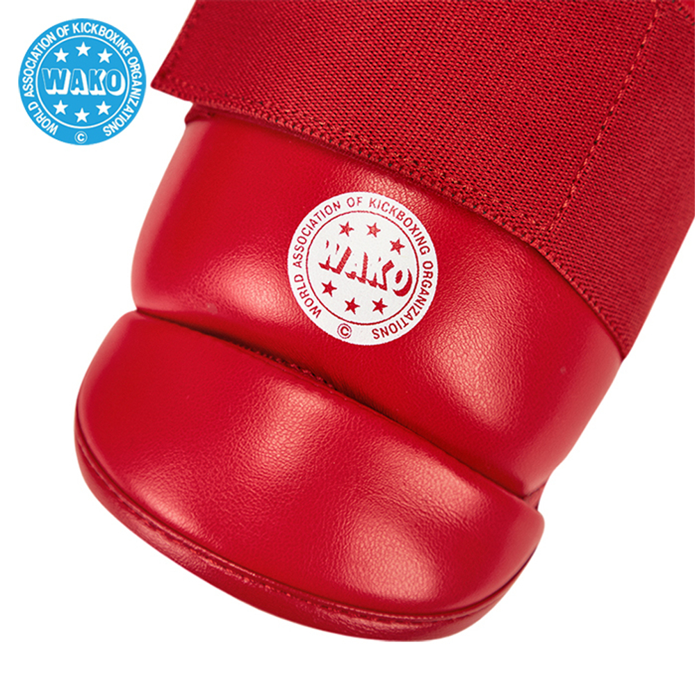 SPP-2124w Защита голени PANTHER WAKO APPROVED красная
