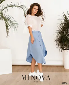 Юбка 2017-голубой Minova