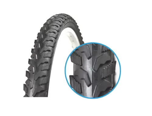 Покрышка TRIX 24"х 2.10 (54-507) TXBM-022, горная высокая, черная (50)