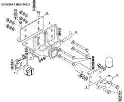 Фаркоп Steinhof T-149 для Toyota Hilux 4WD 2005-2015(паспорт и сертификат в комплекте)(без электрики)